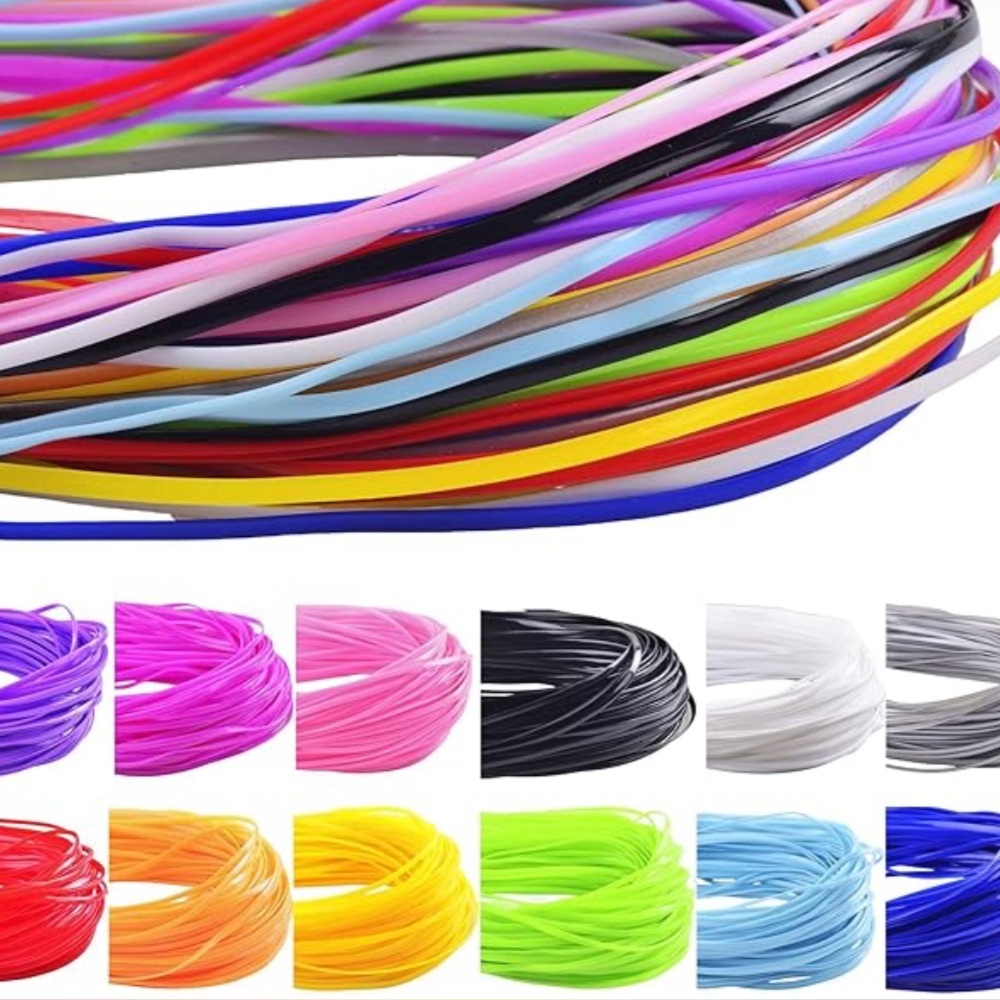 Amazon String Gimp Plastic Lacing Cord for Bracelets 90s Throwback Vibrant Color